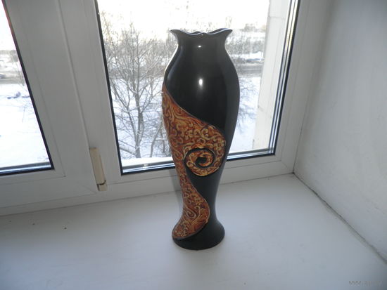 Ваза фарфоровая Рыба,высота 40 см.С рубля.