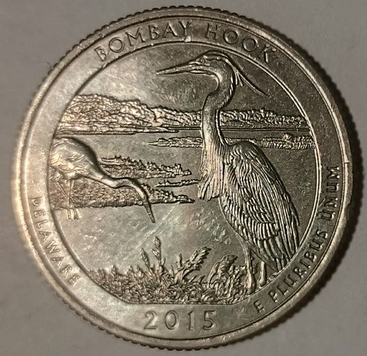 Шалёны распродаж! 25 центов Bombay Hook, Delaware, США 2015.