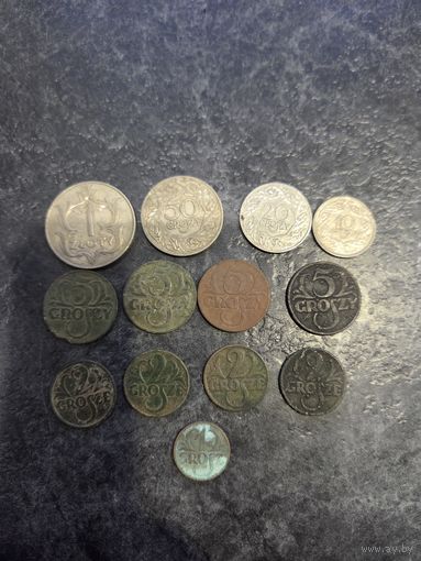 Лот монет Польши