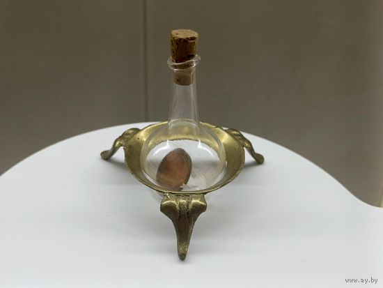 Миниатюра ГДР. Бронза. Колба с пфеннигом. С 1 рубля!
