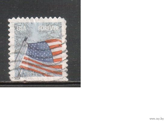 США-2013 (Мих.4972) , гаш.  ,Стандарт,  Флаги (2)
