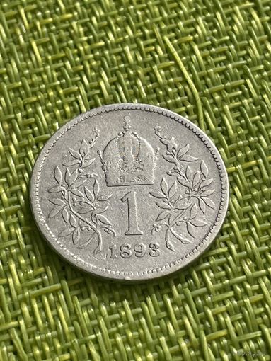 Австро-Венгрия 1 крона 1893 г, ( Франц Иосиф I )