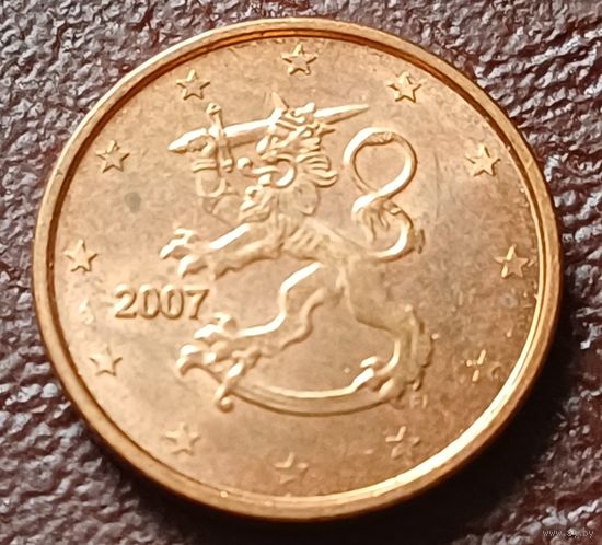 Финляндия 1 евроцент, 2007     ( 2-2-2 )