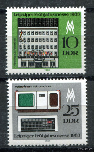 ГДР - 1983г. - Весенняя ярмарка в Лейпциге - полная серия, MNH [Mi 2779-2780] - 2 марки