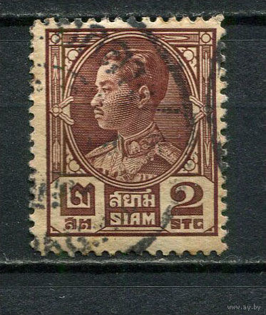 Таиланд - 1928 - Король Прачадипок 2S - [Mi.199] - 1 марка. Гашеная.  (Лот 65HL)-T2P4