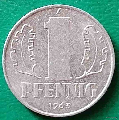 Германия ГДР 1 пфенниг 1963