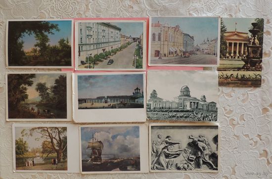 Почтовые открытки, 1950-1960-е гг., 10 шт.