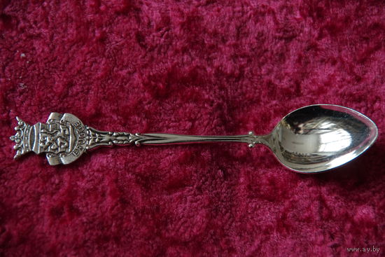 Ложка с серебрением сувенирная коллекционная  В12