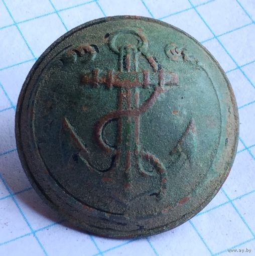 Пуговица. Якорь.