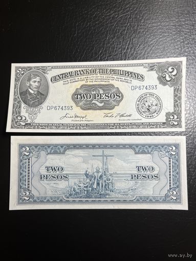 Филиппины 2 песо 1949 UNC