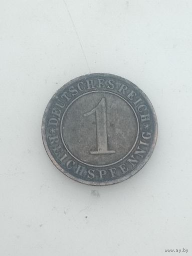 Германия 1 пфенниг  1934 года . A