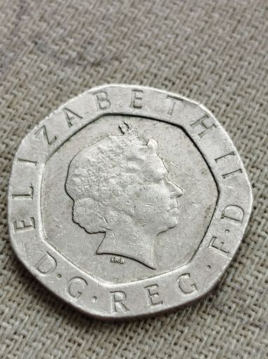 Распродажа - 20 пенсов 2003 г.,Великобритания.Елизавета 2