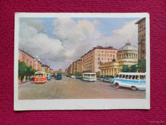 Ленинград. Автово. Проспект Стачек. Джаков. 1962 г. Чистая.