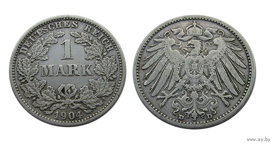 1 марка 1904 Германия