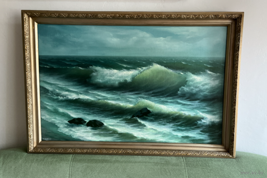 Картина холст масло Осипенко 1996г 63х93см в раме