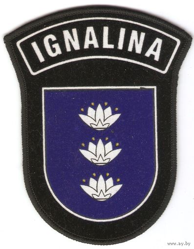 Нарукавный знак литовской полиции,город Игналина