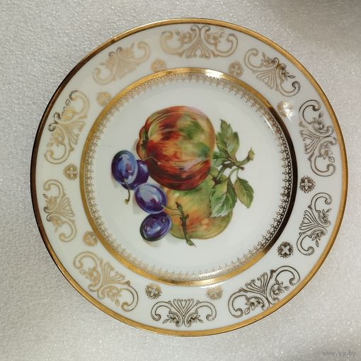 Тарелка Яблоки и сливы. Kahla, Германия