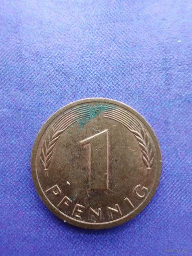 Германия ФРГ 1 пфенниг 1981 F