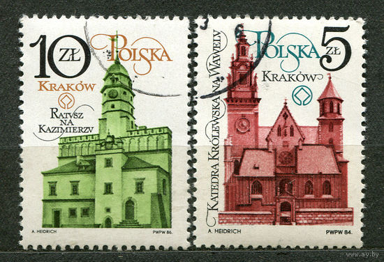 Архитектура Кракова. Польша. 1984-86
