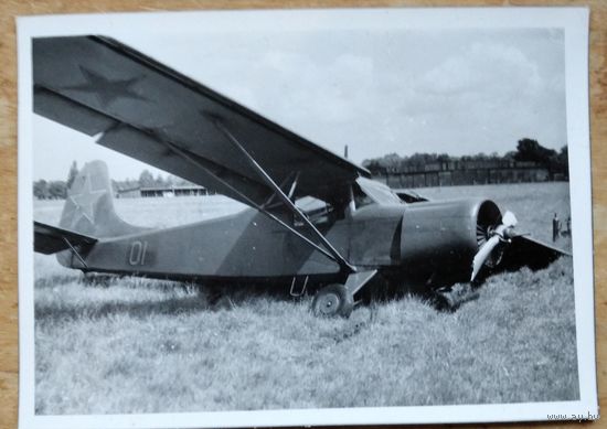 Фото из СССР. " Недотянул он до посадочных огней... ". 13х18 см
