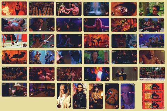 Наклейки Вкладыши Mortal Combat Репринт