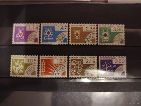 Лот чистых серий Франции ( предварительное гашение)