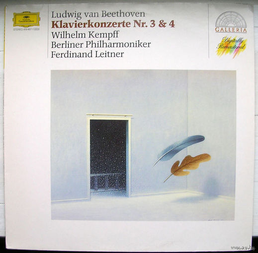 Beethoven. Klavierkonzerte Nr. 3 & 4. Wilhelm Kempff / Ferdinand Leitner