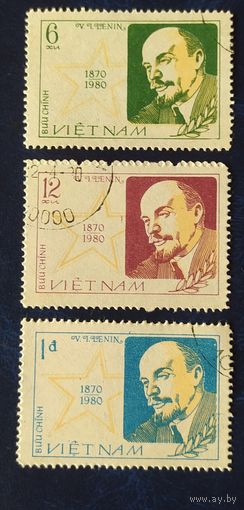 Вьетнам 1980 110л рожд. Ленина полная серия.