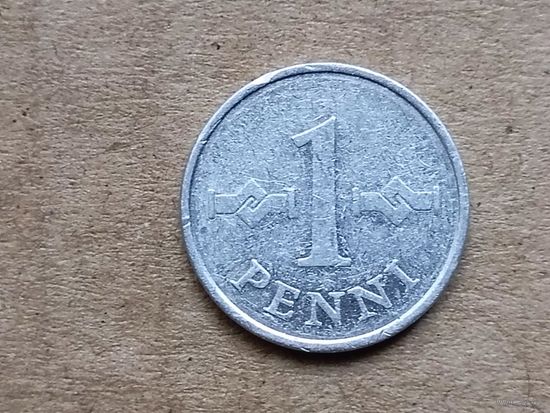 Финляндия 1 пенни, 1973г. (D-107)