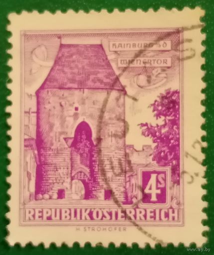 Австрия 1960. Венские ворота в Хайнбурге-на-Дунае