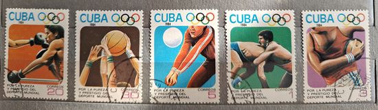 РАСПРОДАЖА КОЛЛЕКЦИИ. Куба. марки "спорт. Олимпиада 1984"