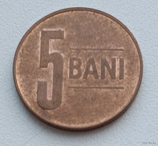 Румыния. 5 бани 2010 года.