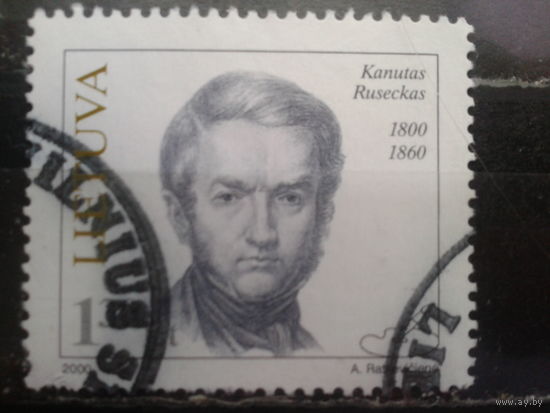 Литва 2000 Художник Михель-1,2 евро гаш