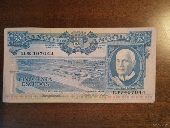 Ангола 50 эскудо, 1962 год, P:93
