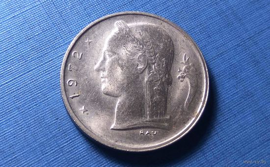 1 франк 1972 BELGIQUE. Бельгия. XF!