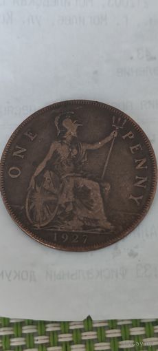 Великобритания 1 пенни 1927