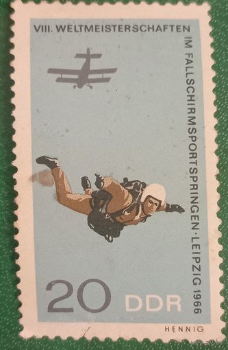 ГДР 1966. VIII чемпионат мира по парашютному спорту в Лейпциге