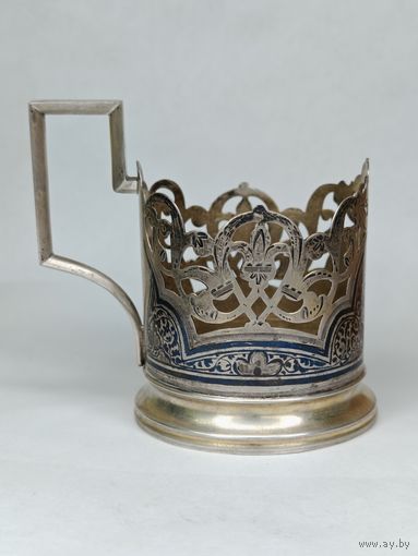 Серебряный подстаканник 875 пр. Вес 90 гр. С рубля.