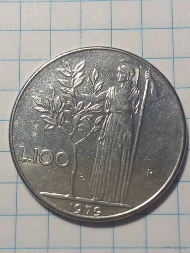 100 лир Италия 1979 год