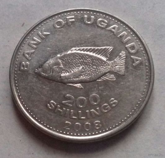 200 шиллингов, Уганда 2008 г.