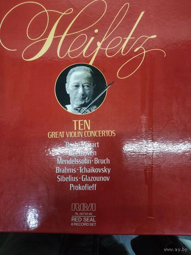 Грампластинки RCA Heifetz 6LP Ten Violin Concertos