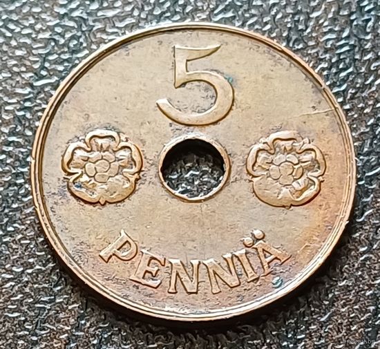 Финляндия 5 пенни, 1941    ( 1-5-7 )