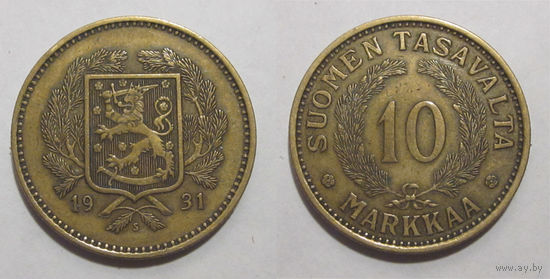 Финляндия - 10 марок 1931