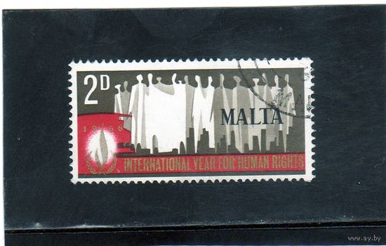 Мальта.Ми-370. Международный год прав человека. 1968.