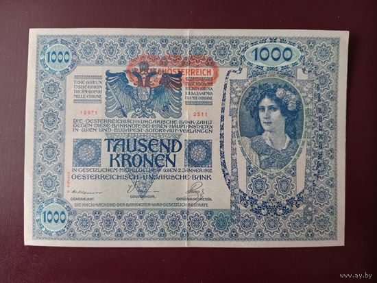 Австро-Венгрия 1000 крон 1902