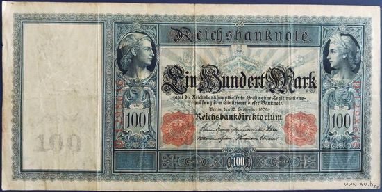 100 марок. 1909 г. Германия.