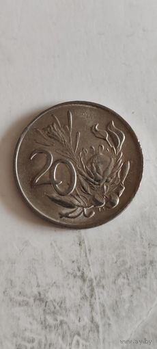 Африка 20 цент 1989