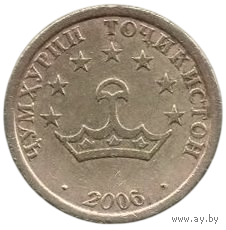 Республика Таджикистан. 20 дирамов ( дирам ) 2006.