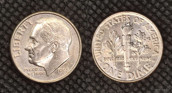 10 центов 1998 P