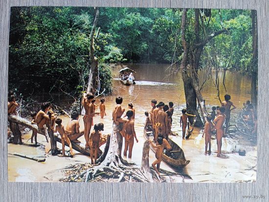 Этнография. Венесуэла. Племя гуайка в в Верхнем Ориноко
